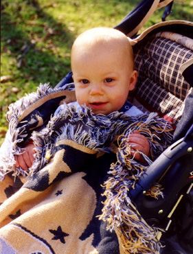 Nicholas in Stroller