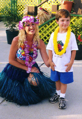 Alexander at the Luau